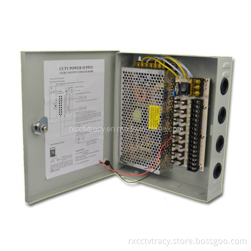 8 CH 10A 12V DC Power Supply for CCTV (RX-PS120-8C)
